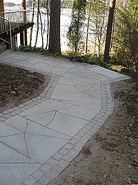 kiviset pihapolut ja patiot ovat helppohoitoisia