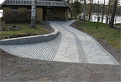 pihakiveykset asennettuna